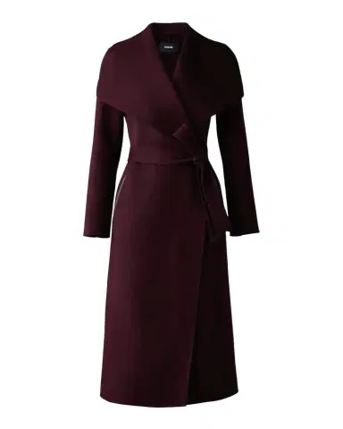 Mackage Mai Wool Belted Wrap Coat | Thumbnail 1 Mackage Mai Wool Belted Wrap Coat | Thumbnail 1