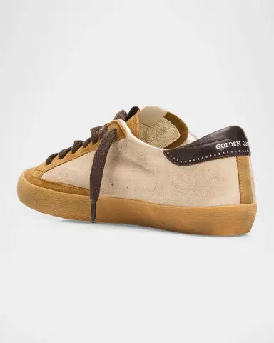 Golden Goose Men 's Super-Star Suede Studded Leather Low-Top Sneakers | Thumbnail 2 Golden Goose Men 's Super-Star Suede Studded Leather Low-Top Sneakers | Thumbnail 2