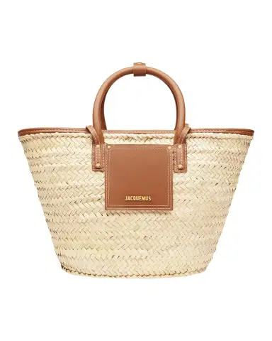 Jacquemus Straw Leather-Trim Basket Bag | Thumbnail 3 Jacquemus Straw Leather-Trim Basket Bag | Thumbnail 3
