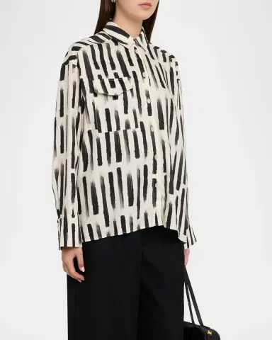 Akyn Studio Robbie Button-Front Shirt | Thumbnail 4 Akyn Studio Robbie Button-Front Shirt | Thumbnail 4