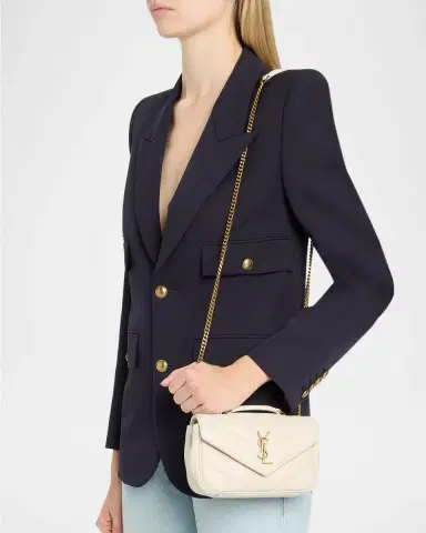 Saint Laurent Quilted Leather Shoulder Bag | Thumbnail 2 Saint Laurent Quilted Leather Shoulder Bag | Thumbnail 2