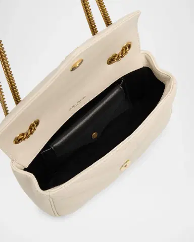 Saint Laurent Quilted Leather Shoulder Bag | Thumbnail 4 Saint Laurent Quilted Leather Shoulder Bag | Thumbnail 4