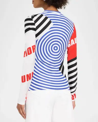 Jean Paul Gaultier Junior Gaultier Stretch Jersey Long-Sleeve Top | Thumbnail 3 Jean Paul Gaultier Junior Gaultier Stretch Jersey Long-Sleeve Top | Thumbnail 3
