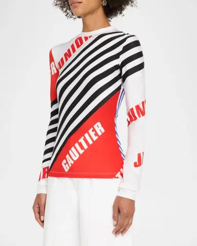 Jean Paul Gaultier Junior Gaultier Stretch Jersey Long-Sleeve Top | Thumbnail 4 Jean Paul Gaultier Junior Gaultier Stretch Jersey Long-Sleeve Top | Thumbnail 4