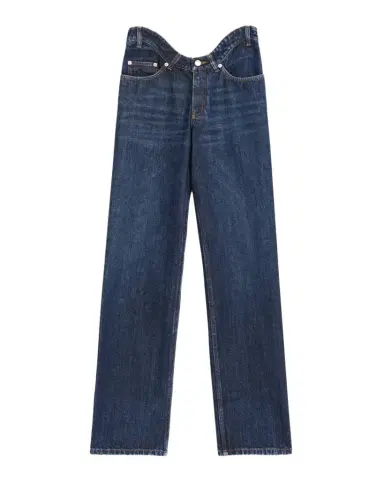 Jean Paul Gaultier Arched Waist Straight-Leg Jeans | Thumbnail 1 Jean Paul Gaultier Arched Waist Straight-Leg Jeans | Thumbnail 1