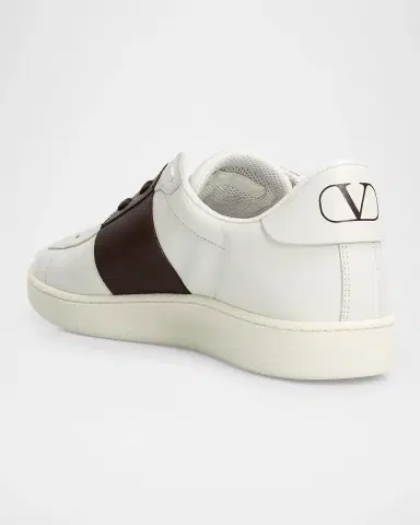 Valentino Garavani Men's Open Royco Sneakers in Nappa Calfskin | Thumbnail 4 Valentino Garavani Men's Open Royco Sneakers in Nappa Calfskin | Thumbnail 4