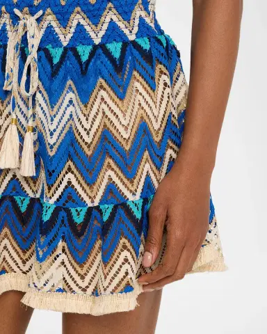 Ramy Brook Chevron Lauryn Mini Dress Coverup | Thumbnail 5 Ramy Brook Chevron Lauryn Mini Dress Coverup | Thumbnail 5
