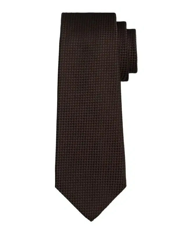 Men's Silk Micro-Jacquard 7-Fold Tie Men's Silk Micro-Jacquard 7-Fold Tie