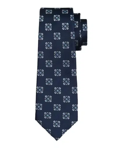 Kiton Men's Silk Medallion 7-Fold Tie | Thumbnail 1 Kiton Men's Silk Medallion 7-Fold Tie | Thumbnail 1