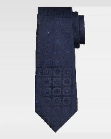 Kiton Men's Silk Tonal Floral Jacquard 7-Fold Tie | Thumbnail 2 Kiton Men's Silk Tonal Floral Jacquard 7-Fold Tie | Thumbnail 2