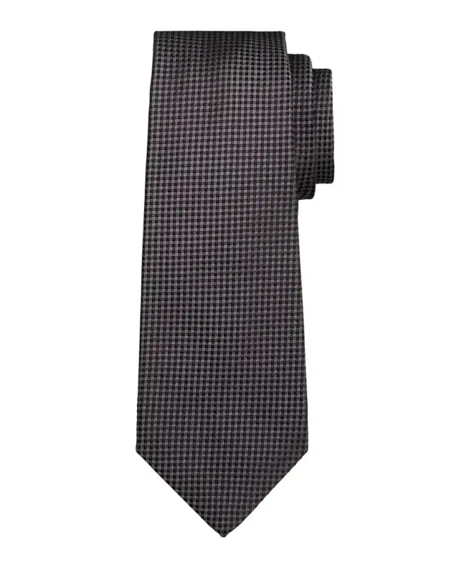Men's Silk Micro-Jacquard 7-Fold Tie Men's Silk Micro-Jacquard 7-Fold Tie