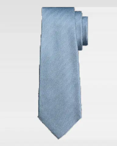 Kiton Men's Silk Herringbone 7-Fold Tie | Thumbnail 2 Kiton Men's Silk Herringbone 7-Fold Tie | Thumbnail 2