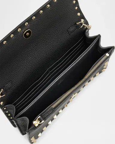 Valentino Garavani Rockstud Leather Wallet | Thumbnail 3 Valentino Garavani Rockstud Leather Wallet | Thumbnail 3