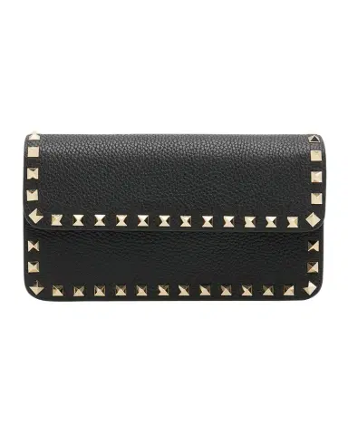 Valentino Garavani Rockstud Leather Wallet | Thumbnail 1 Valentino Garavani Rockstud Leather Wallet | Thumbnail 1