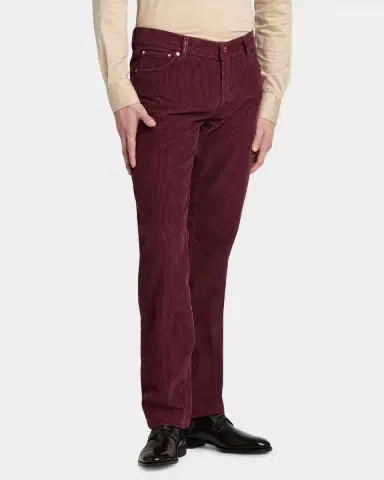 Kiton Men's Cotton-Blend Corduroy Slim-Fit Trousers | Thumbnail 6 Kiton Men's Cotton-Blend Corduroy Slim-Fit Trousers | Thumbnail 6