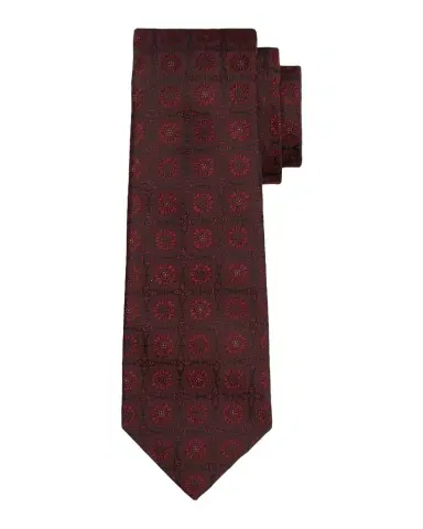 Kiton Men's Silk Floral Jacquard 7-Fold Tie | Thumbnail 1 Kiton Men's Silk Floral Jacquard 7-Fold Tie | Thumbnail 1