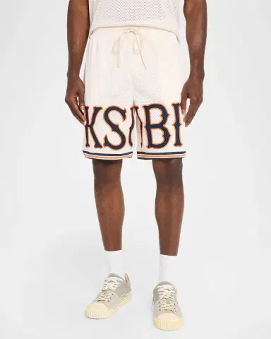 Ksubi Men's Bolter Logo Applique Mesh Drawstring Shorts | Thumbnail 4 Ksubi Men's Bolter Logo Applique Mesh Drawstring Shorts | Thumbnail 4
