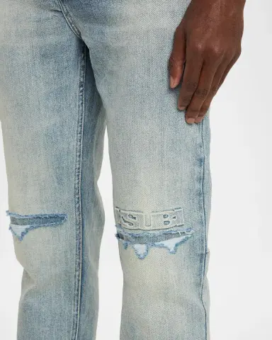 Ksubi Men's D-Chitch Astral Distressed Straight-Leg Jeans | Thumbnail 5 Ksubi Men's D-Chitch Astral Distressed Straight-Leg Jeans | Thumbnail 5
