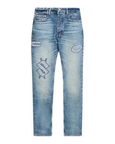 Ksubi Men's Chitch Hendrix Logo Patch Slim Fit Jeans | Thumbnail 1 Ksubi Men's Chitch Hendrix Logo Patch Slim Fit Jeans | Thumbnail 1