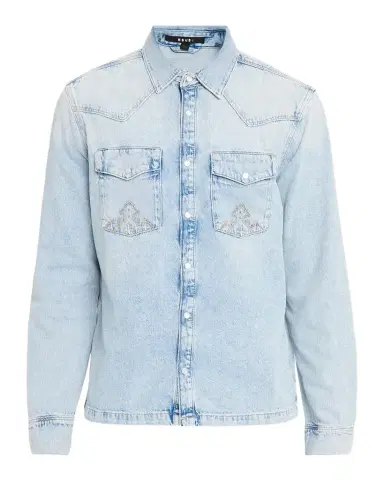 Ksubi Men's Whiplash Denim Western Shirt | Thumbnail 1 Ksubi Men's Whiplash Denim Western Shirt | Thumbnail 1