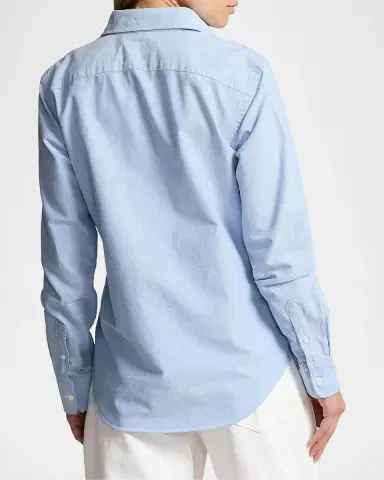 Polo Ralph Lauren Men's Logo Cotton Slim-Fit Oxford Shirt | Thumbnail 3 Polo Ralph Lauren Men's Logo Cotton Slim-Fit Oxford Shirt | Thumbnail 3