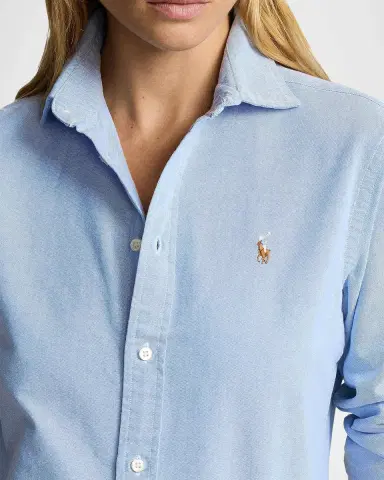 Polo Ralph Lauren Men's Logo Cotton Slim-Fit Oxford Shirt | Thumbnail 5 Polo Ralph Lauren Men's Logo Cotton Slim-Fit Oxford Shirt | Thumbnail 5