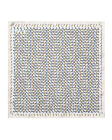 Eton Men's Pineapple Silk Twill Pocket Square | Thumbnail 3 Eton Men's Pineapple Silk Twill Pocket Square | Thumbnail 3