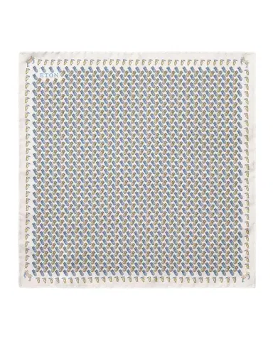Eton Men's Pineapple Silk Twill Pocket Square | Thumbnail 1 Eton Men's Pineapple Silk Twill Pocket Square | Thumbnail 1