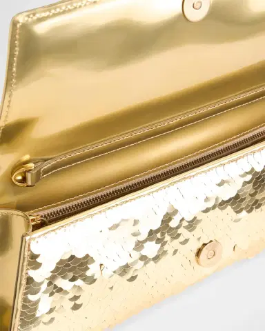 Akris Anouk Small Sequin-Embellished Satin Convertible Clutch | Thumbnail 3 Akris Anouk Small Sequin-Embellished Satin Convertible Clutch | Thumbnail 3