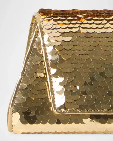 Akris Anouk Small Sequin-Embellished Satin Convertible Clutch | Thumbnail 4 Akris Anouk Small Sequin-Embellished Satin Convertible Clutch | Thumbnail 4