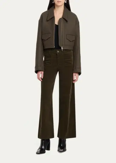 FRAME Le Slim Palazzo Modernist Pocket Corduroy Jeans | Thumbnail 2 FRAME Le Slim Palazzo Modernist Pocket Corduroy Jeans | Thumbnail 2