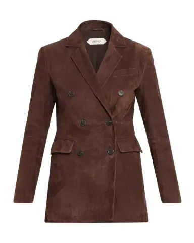 Arma Safia Double-Breasted Suede Jacket | Thumbnail 1 Arma Safia Double-Breasted Suede Jacket | Thumbnail 1