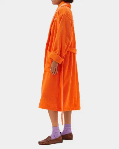 Versace Men's Medusa Jacquard Terry Bathrobe | Thumbnail 3 Versace Men's Medusa Jacquard Terry Bathrobe | Thumbnail 3