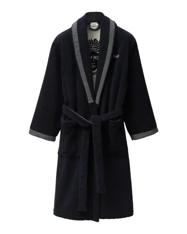 Men's Medusa Jacquard Terry Bathrobe Men's Medusa Jacquard Terry Bathrobe