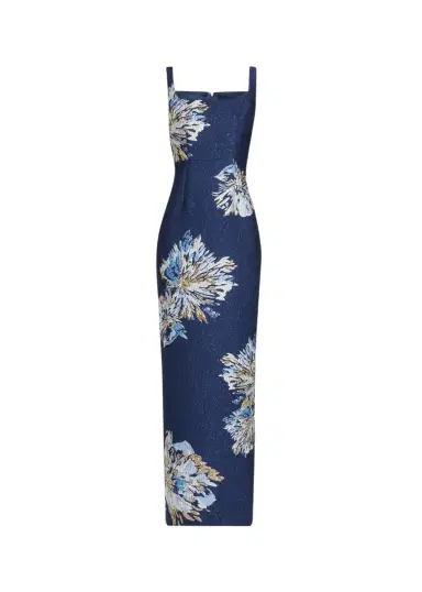 Saloni Bora Brocade Column Dress | Thumbnail 1 Saloni Bora Brocade Column Dress | Thumbnail 1