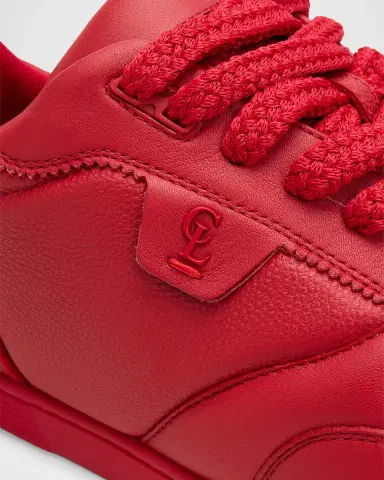 Christian Louboutin Men's Sk Vi Flat Calf Leather Low-Top Sneakers | Thumbnail 3 Christian Louboutin Men's Sk Vi Flat Calf Leather Low-Top Sneakers | Thumbnail 3