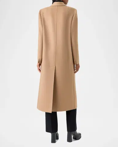 Akris Cashmere One-Button Long Coat | Thumbnail 3 Akris Cashmere One-Button Long Coat | Thumbnail 3