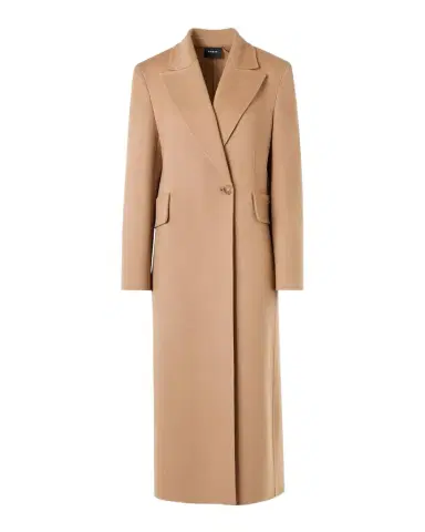 Akris Cashmere One-Button Long Coat | Thumbnail 1 Akris Cashmere One-Button Long Coat | Thumbnail 1