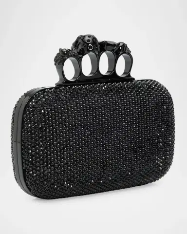 McQueen Skull Embellished Leather Clutch | Thumbnail 3 McQueen Skull Embellished Leather Clutch | Thumbnail 3