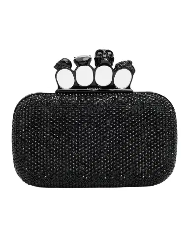 McQueen Skull Embellished Leather Clutch | Thumbnail 1 McQueen Skull Embellished Leather Clutch | Thumbnail 1