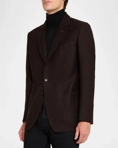 TOM FORD Men's Wool Single-Breasted Sport Coat | Thumbnail 4 TOM FORD Men's Wool Single-Breasted Sport Coat | Thumbnail 4