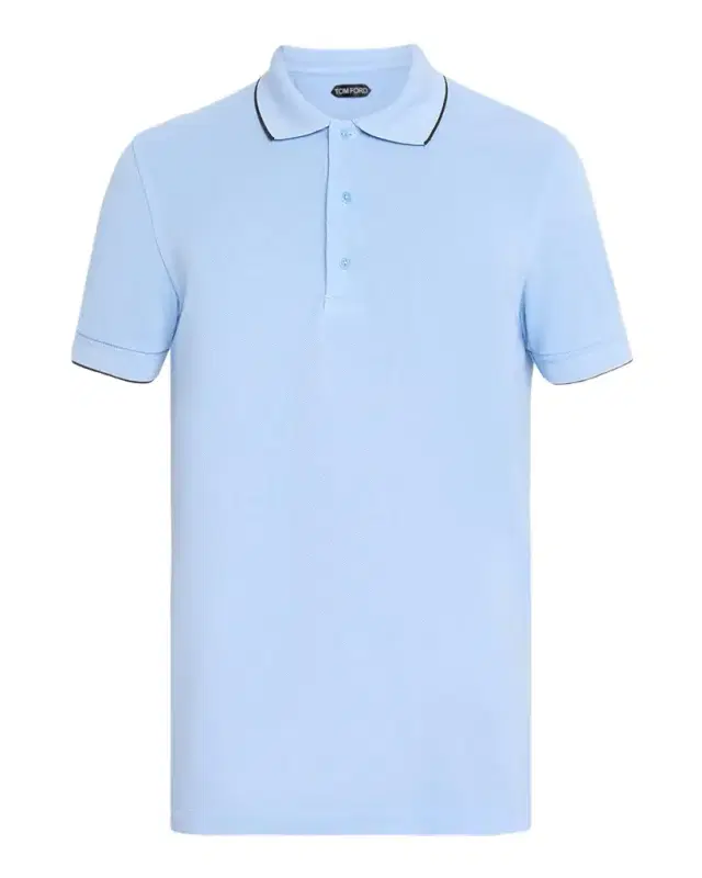 Men's Contrast-Trim Short-Sleeve Polo Shirt Men's Contrast-Trim Short-Sleeve Polo Shirt