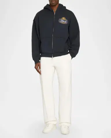 Rhude Men's Safari Crest Full-Zip Hoodie | Thumbnail 2 Rhude Men's Safari Crest Full-Zip Hoodie | Thumbnail 2