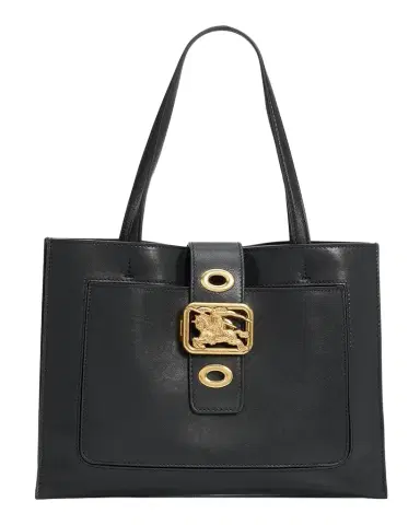 Burberry Equestrian Knight Design-Accented Leather Tote Bag | Thumbnail 1 Burberry Equestrian Knight Design-Accented Leather Tote Bag | Thumbnail 1