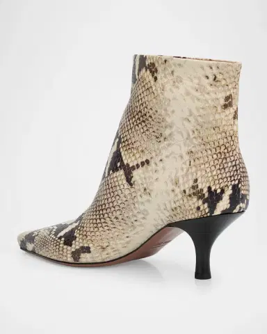 Paris Texas 60mm Rose Snake-Printed Leather Ankle Boots | Thumbnail 2 Paris Texas 60mm Rose Snake-Printed Leather Ankle Boots | Thumbnail 2