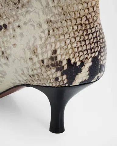 Paris Texas 60mm Rose Snake-Printed Leather Ankle Boots | Thumbnail 3 Paris Texas 60mm Rose Snake-Printed Leather Ankle Boots | Thumbnail 3