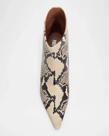 Paris Texas 60mm Rose Snake-Printed Leather Ankle Boots | Thumbnail 4 Paris Texas 60mm Rose Snake-Printed Leather Ankle Boots | Thumbnail 4