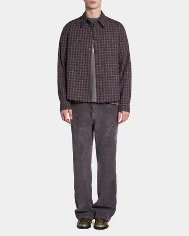 Marni Men's Plaid Cotton Shirt | Thumbnail 2 Marni Men's Plaid Cotton Shirt | Thumbnail 2