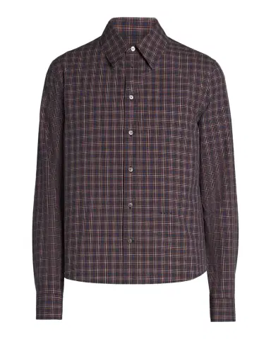 Marni Men's Plaid Cotton Shirt | Thumbnail 1 Marni Men's Plaid Cotton Shirt | Thumbnail 1