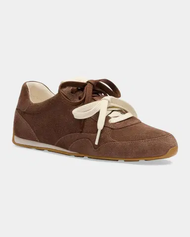 Stuart Weitzman Bond Sport Suede Low-Top Sneakers | Thumbnail 3 Stuart Weitzman Bond Sport Suede Low-Top Sneakers | Thumbnail 3